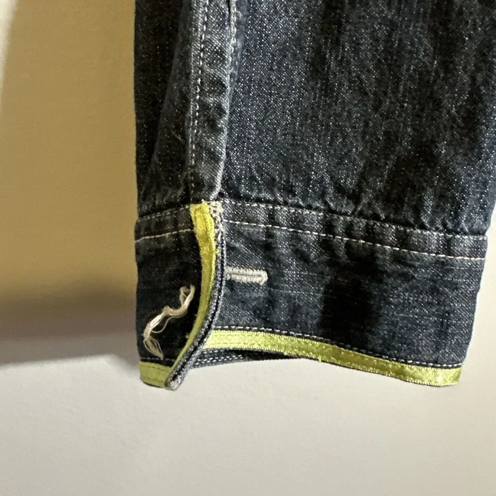 Marsh Landing‎ Denim Wmn's Med Jacket Jean With Embellished Designs Vintage